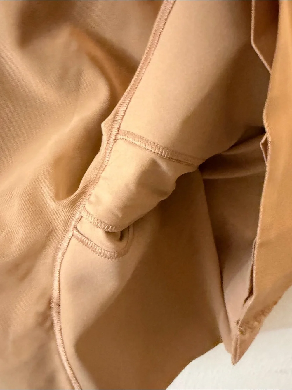 Honeylove‎ Mid-Thigh Bodysuit Shapewear Sand Nude Women's Size 3X NWT